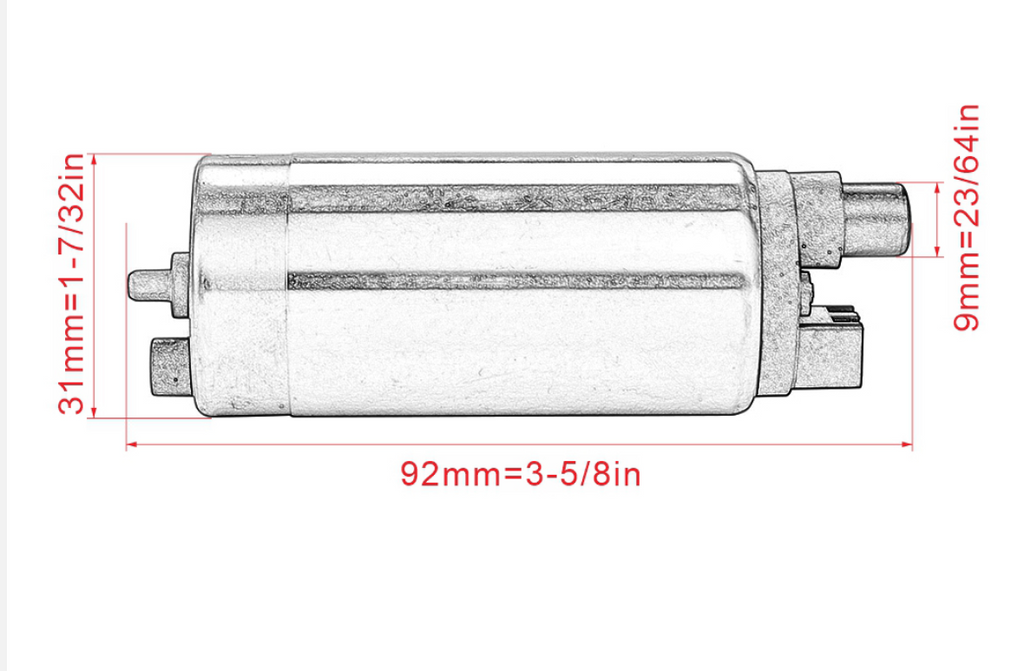 New Fuel Pump Compatible With   Kawasaki BR125 Z125 Pro 2016-2018